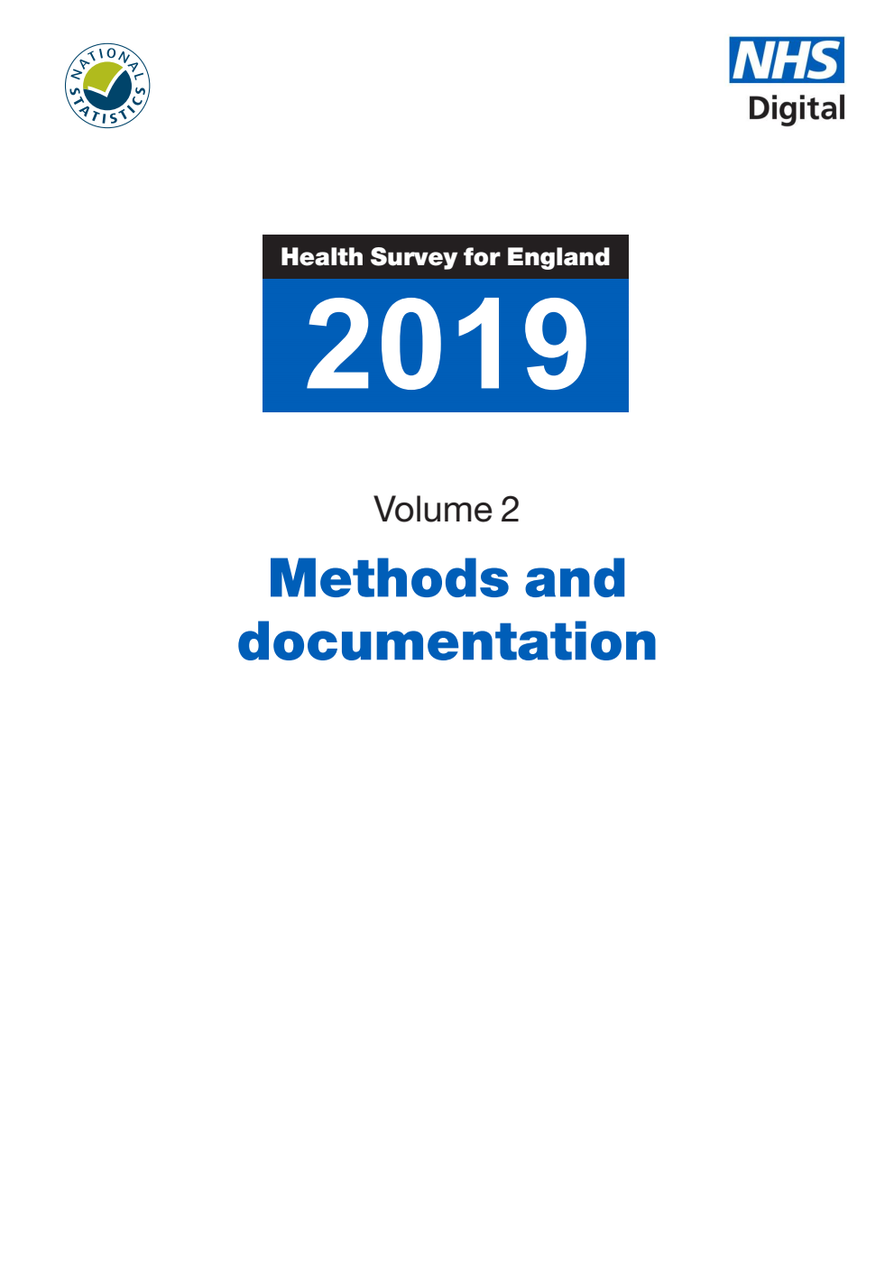 Health Survey for England 2019. Methods and documentation Volume 2